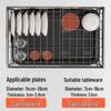Hongfu 304 Stainless Steel Countertop Dish Drying Rack