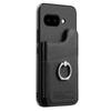 Etui do Google Pixel 9a z uchwytem na karty i podstawką Skóra + TPU + PC Pokrowiec na telefon