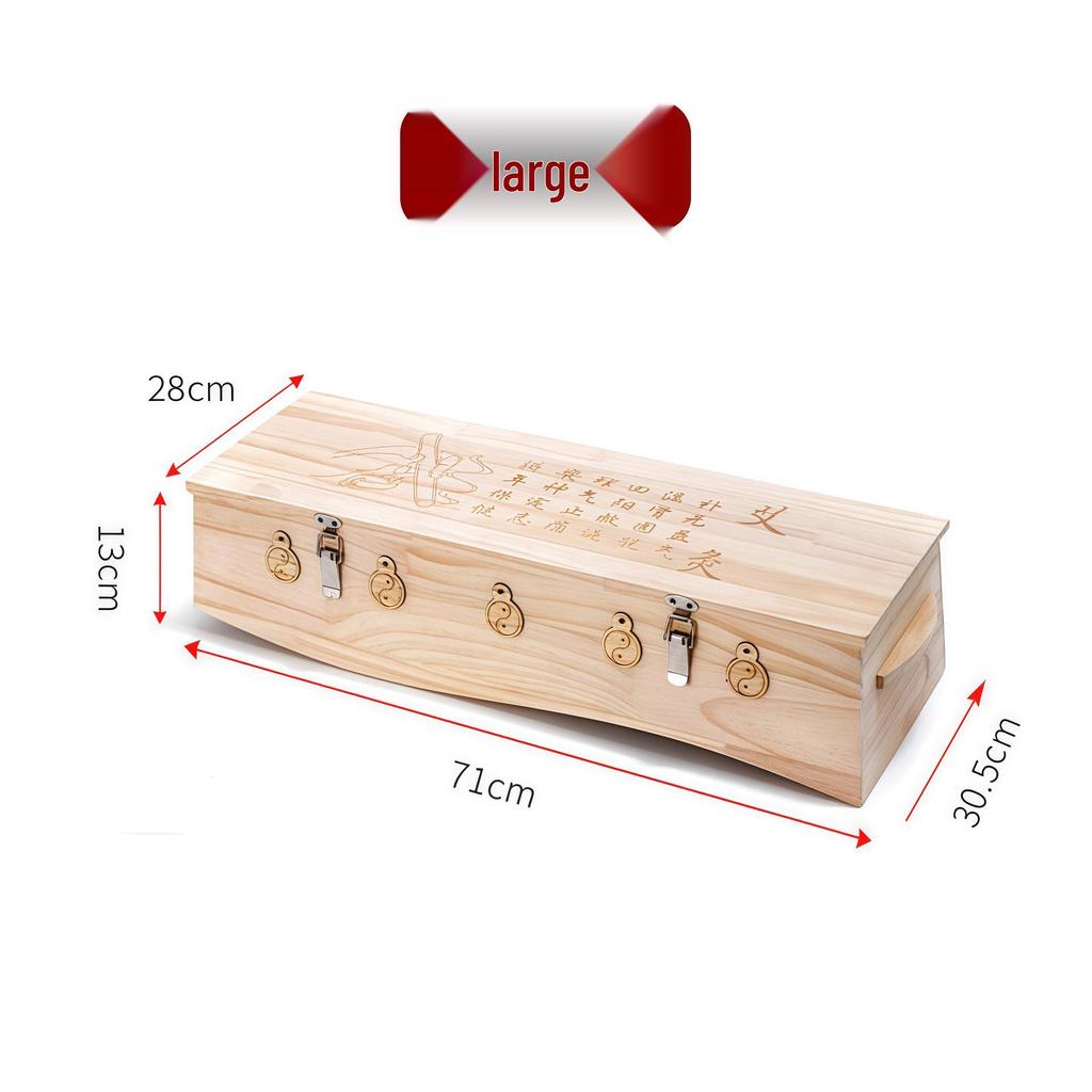 Solid Wood Moxibustion Box: Large, Temperature-Controlled for Full-Body Use on Back and Abdomen