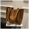 Solid Color Mother and Child Bag 2025 New Women's Bag Simple Portable Tote Bag Large Capacity Spring Fashion Shoulder Bag