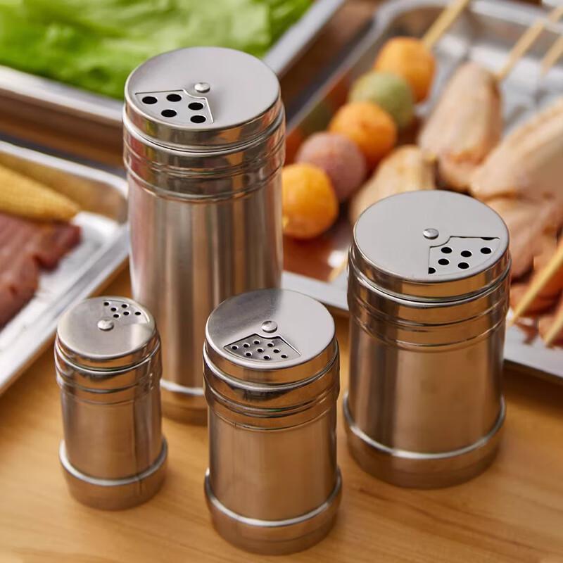 Homeglen Stainless Steel Seasoning Shaker Set