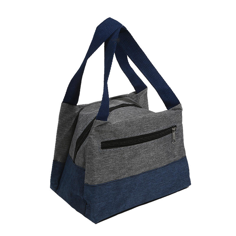 Tragbare Thermische Lunchbox-Taschen Große Kapazität Canvas-Stoff Lebensmittelaufbewahrung Handtaschen Reise Picknick-Beutel Isolierte Kühltasche Bento-Tasche