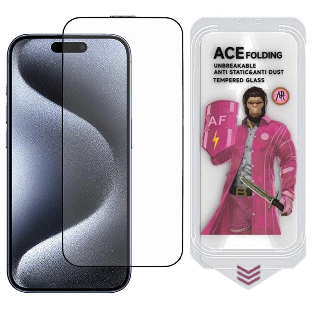 

ESHMILY Захисне скло для екрана iPhone 15 Pro 2.5D Матове Високоалюмосилікатне скло з інструментом для легкої установки As Shown A