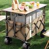 Tragbarer Falt-Campingwagen für Outdoor-Picknick- und Camping-Abenteuer