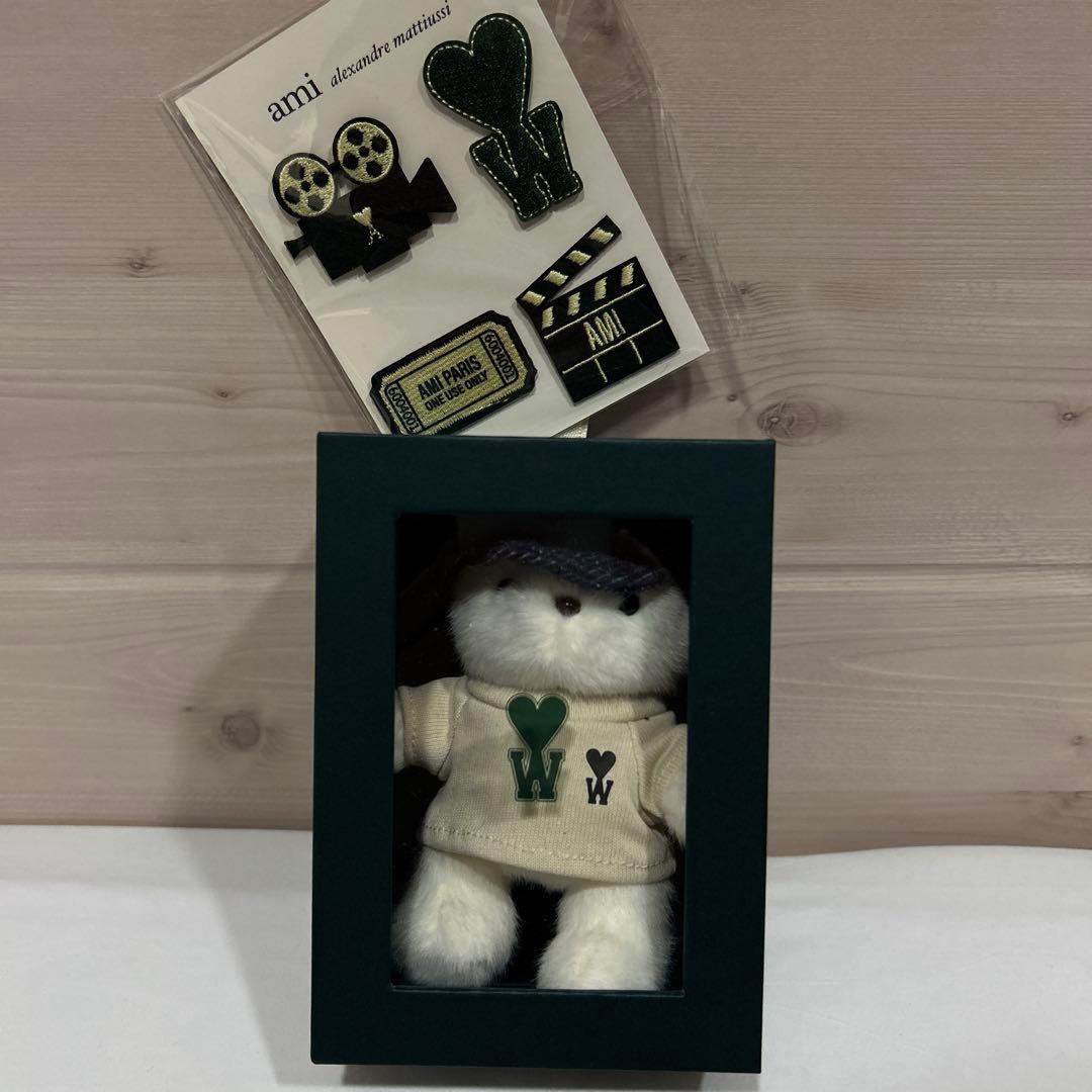 

[Б/У] Чхве У-щик x AMI Плюшевый мишка с нашивкой