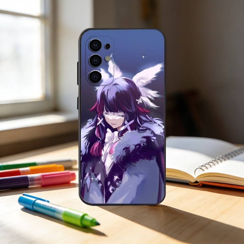 Genshin Impact Columbina Phone Case For Samsung S25,S24,S21,S22,S23,S30,Ultra,S20,Plus,Fe,Note,10,9,5G Black Cover