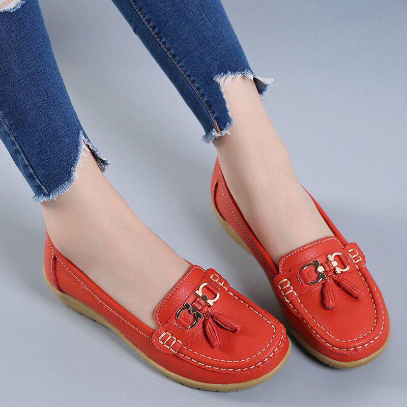 Oxfords Flats Womens Lady Casual Shoes Leather Ballet Loafers Boat Shoes Driving Oxfords Flats Womens Lady Casual Shoes Leather Ballet Loafers Boat Shoes Driving