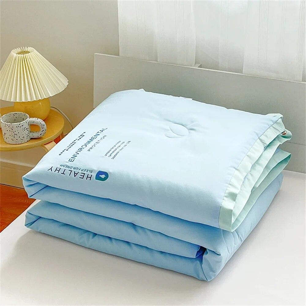 

Летнее одеяло, хлопковое постельное белье, дышащие покрывала для спальни, диван, кондиционер, офисное одеяло для сна 180x220cm