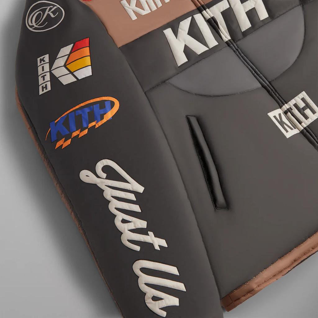 Kith Full Zip Brixton Puffed Shirt Jacket Yuma Men Outerwear Multi-Color KHM010651-250