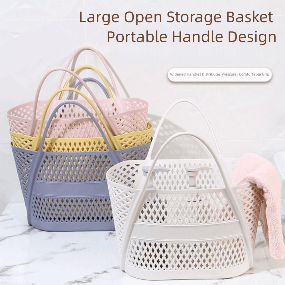 PP Καλάθι Μπάνιου Μεγάλης Χωρητικότητας Καλάθι Αποθήκευσης Κολύμβησης Μοντέρνο Καλάθι Αποθήκευσης Μπάνιου Παραλία