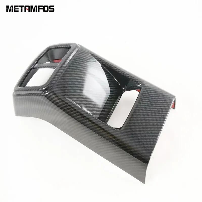 For Kia K5 Optima DL3 -2024 2025 Carbon Fiber Rear Seat Air Condition Vent Outlet Cover Trim Inner Accessories Car Styling