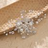 Handmade Pearl and Rhinestone Bridal Hair Comb - European & American Styles