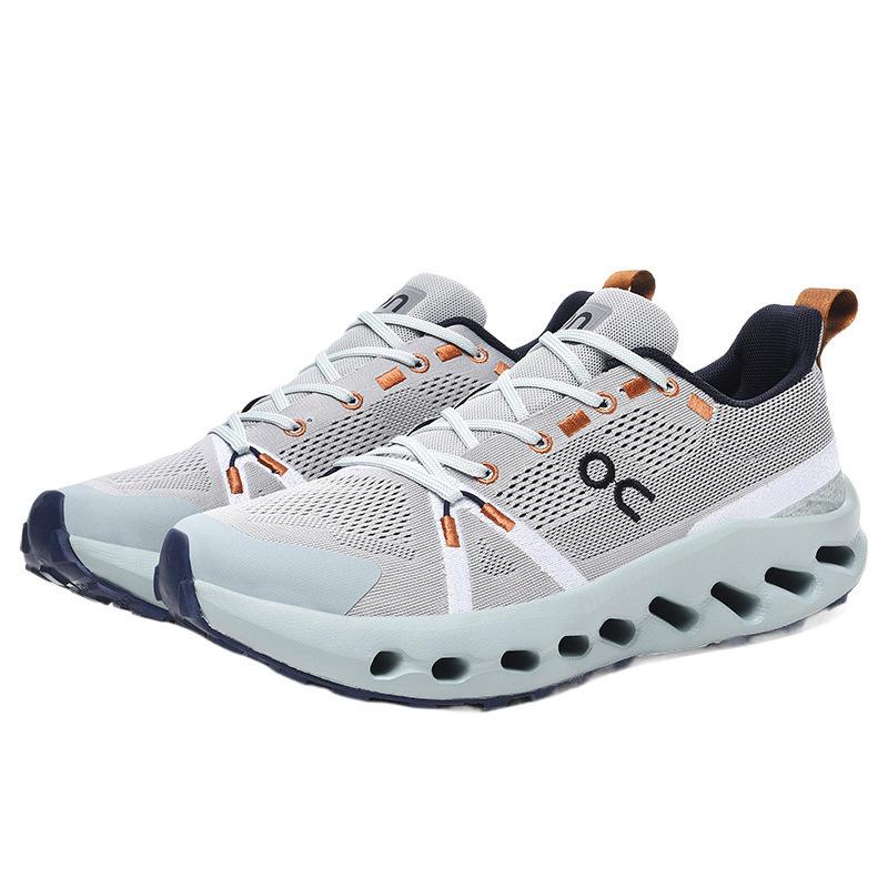 Tênis esportivos da moda com sola grossa, tênis de corrida leves e respiráveis com cabedal em trama fly, tênis esportivos para meninos e meninas