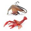 Detailed Plastic Lobster And Shrimp Models For Realistic Aquatic Themed Decor