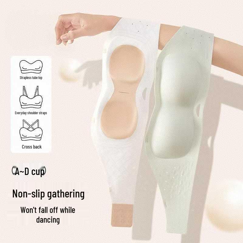 Naizhi Quality Seamless Strapless Bra - Thin, Non-Slip, Gathered, Wire-Free Invisible Design for Women