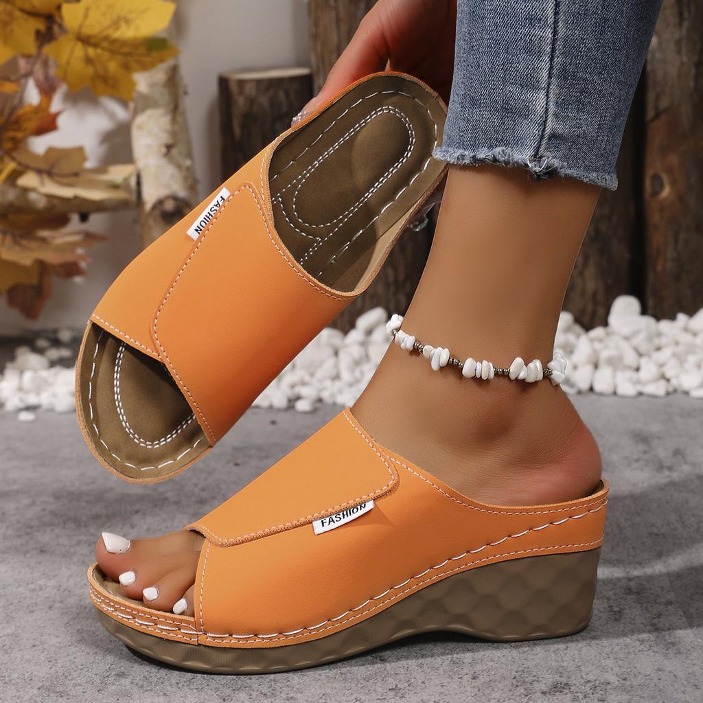 Fashion Women Platform Slippers Summer Casual Fashion Slippers Outdoor Luxury Sandals Lightweight Wedges Shoes Women Zapatos De Mujer