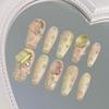 Handcrafted Gentle Summer Bubbles High-End Bridal Wearable Nail Art