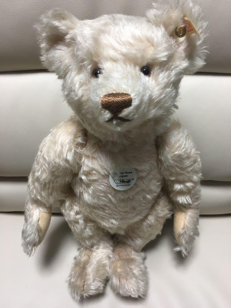 

[USED] Steiff Teddy Rose Japan Limited Edition 2500 White Tag Teddy Bear