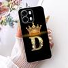 For OPPO A6s CPH2789 2026 Fashion Crown Letter Phone Case For Oppo A6S 5G Soft Silicone TPU Cases