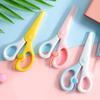 Kindergarten Kids' Safe Round-Head Craft Scissors for Paper Cutting