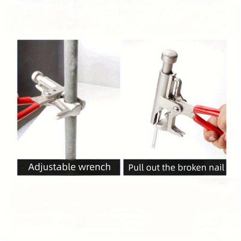 10-in-1 Multifunctional Engineers' Hammer Metal Manual Nailing Tool with Integrated Pliers,Pipe Wrench, Nail Puller, Wire Cutter