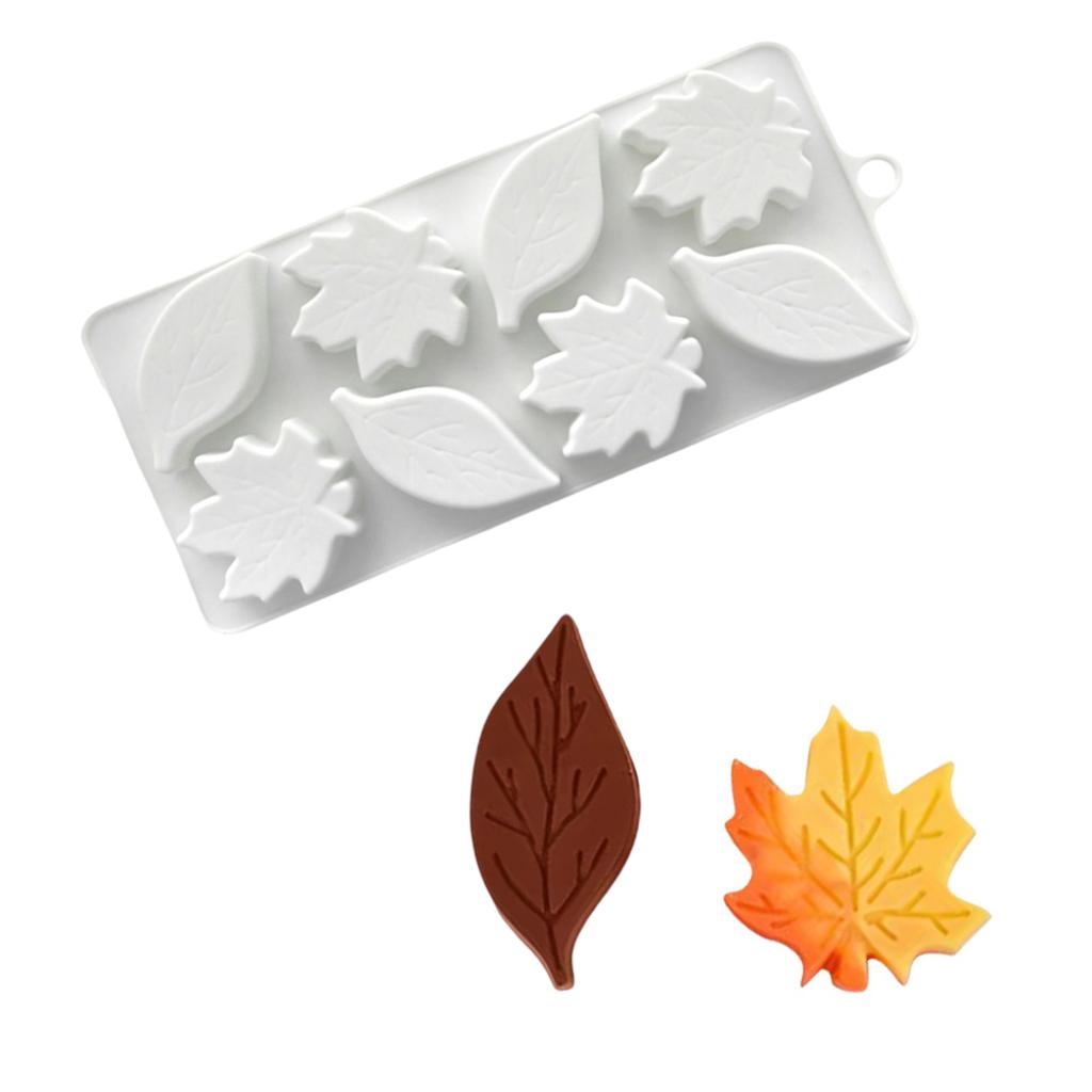 Maple Leaf Shape Silicone Molds Fondant Mousses Cake Molds Making Pastry Chocolate Molds Baking Decorating Tool Nonstick