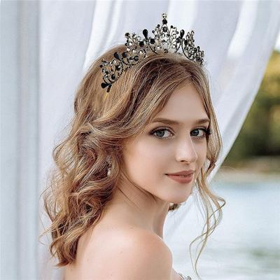 Headdress Doğum Günü Partisi Düğün Prenses Bantlar Gelin Başlığı Kristal Taçlar Kristal Tiaras