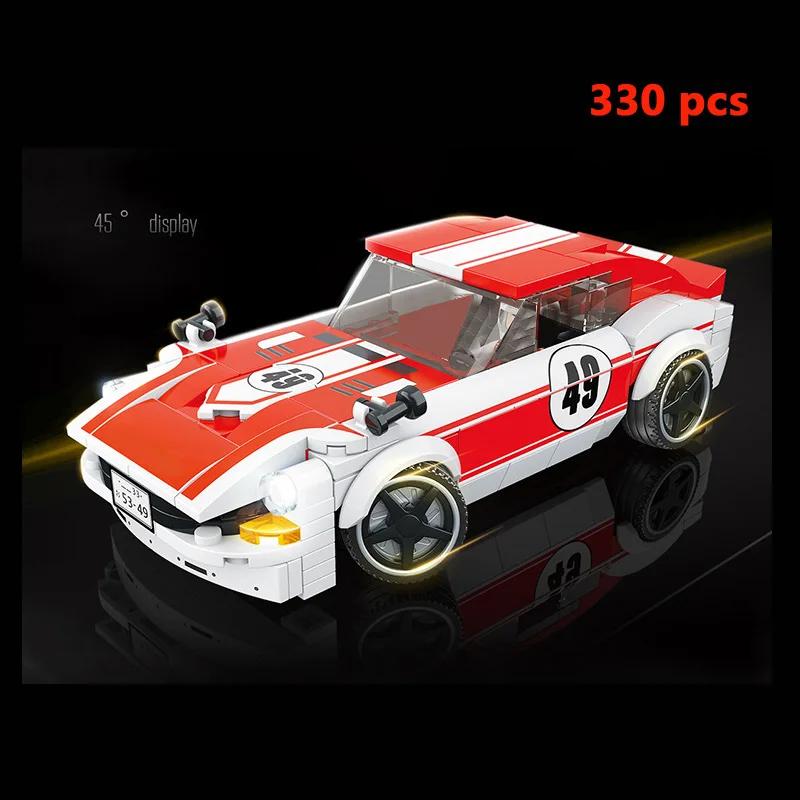 City Speed Champion Sports Car Building Blocks Technique Car Carro Rennau Voiture Vehicle MOC Educational Construction Toys