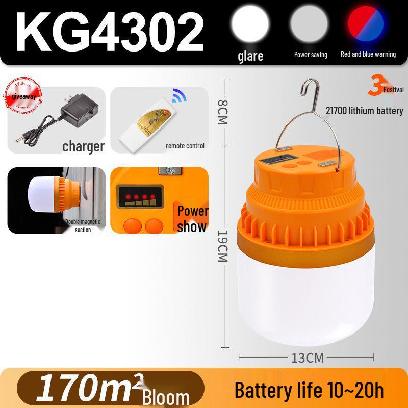 A1R Ultra-Long Battery LED Camping Lantern, Rechargeable Outdoor Light for Super Bright Campsite and Emergency Use