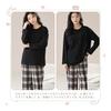 [Cailin Kailun] Women's Pajamas, Top and Bottom Set, Stretchable, Comfortable, Skin-friendly Room Wear, Round Neck, Long Sleeves, Cute, Stylish,