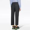 Gucci Casual Pants Men's Black Moderate Straight Fit Pants 552576-ZAAAM-1180