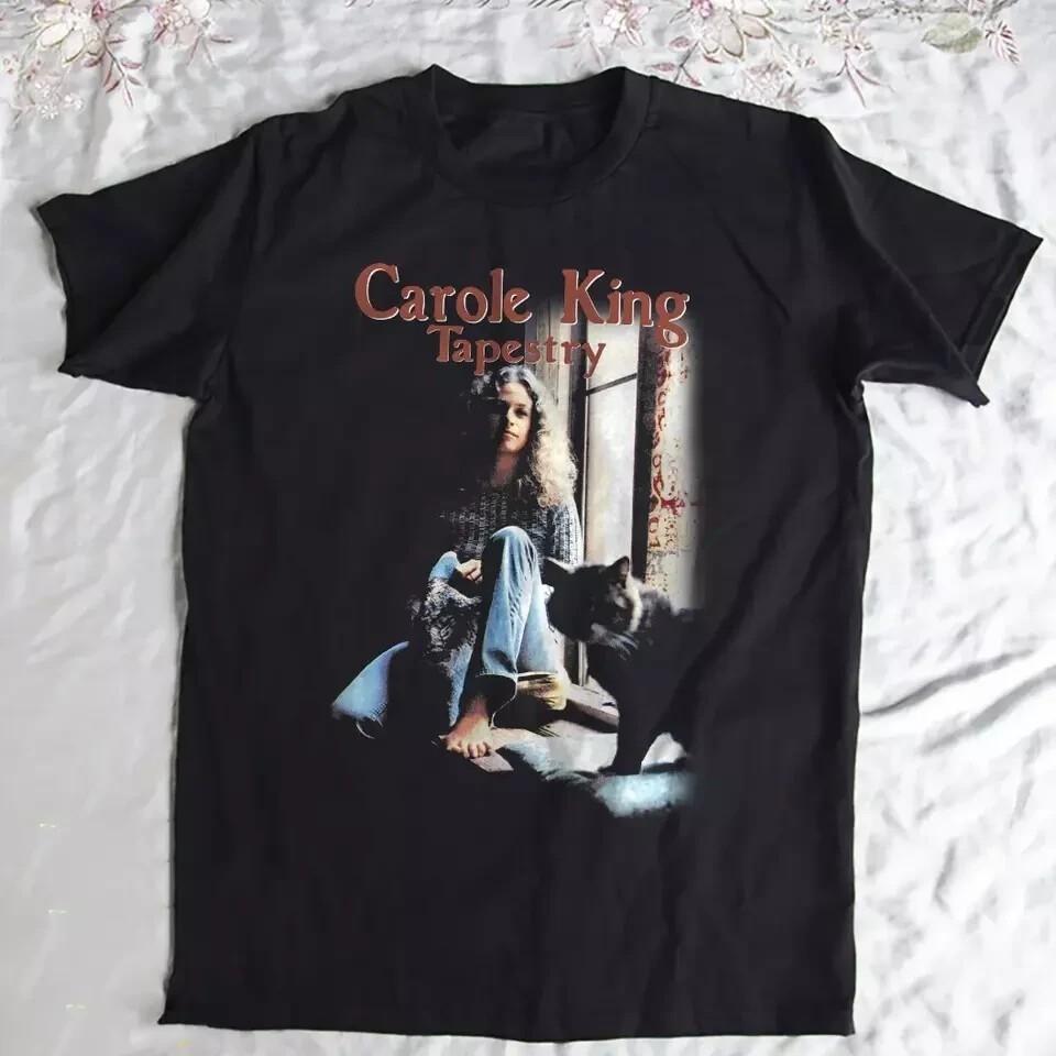 Carole King Tapestry Album Cotton Black S-5XL Unisex Shirt Q4589 Unisex T-Shirt L