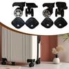 2 Pieces Luggage Suitcase Wheels Replacement Easy Installation Travel Trunk Repair