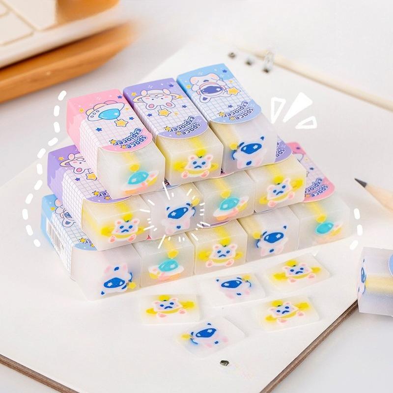 New Eraser Gift for Elementary School Students Astronaut Sandwich Exam Art Cute Cartoon Office & School Supplies Kawai Lovely