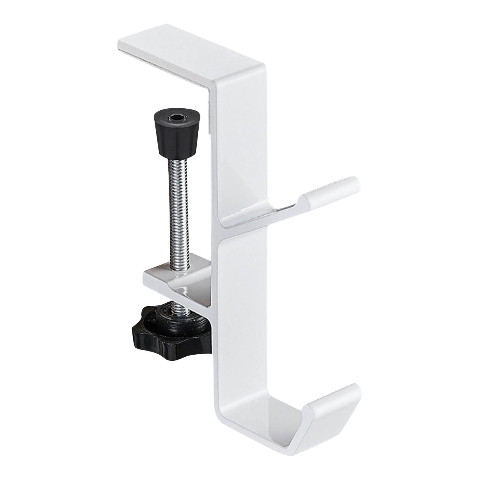 

1 шт. 2 в 1 вешалка для каминной гирлянды, регулируемые вешалки для чулок для каминной полки, утяжеленные вешалки для гирлянд для камина, прочные для дверной рамы One Size белый