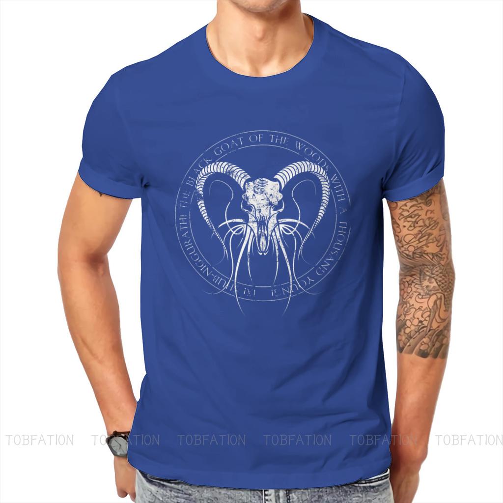 Cthulhu Mythos Shubniggurath Siegel T-Shirt Klassisch Grafik Unisex Kleidung Oberteile Übergröße Baumwolle Rundhals T-Shirt