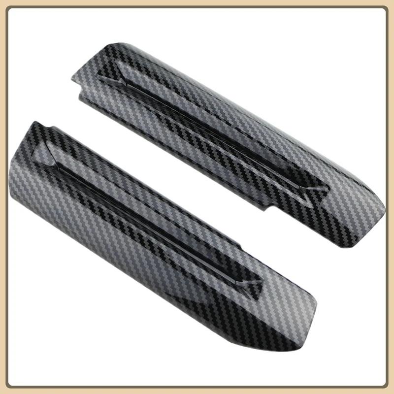 For Ford Mustang 2016-2025 Auto Imitation Carbon Fiber Interior Door Armrest Trims Decoration Cover Stickers Car Accessories