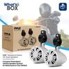 PyleUsa 2,25" Wasserdichter Offroad-Lautsprecher - 20W Marine-Qualität Passives Woofer-Soundsystem Voll