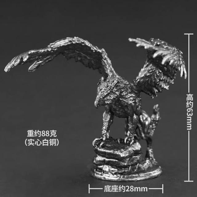 Alloy Metal Monster Soldier Miniature Paintable Tabletop Game Piece Car Interior Decor Collectible Gift for Men