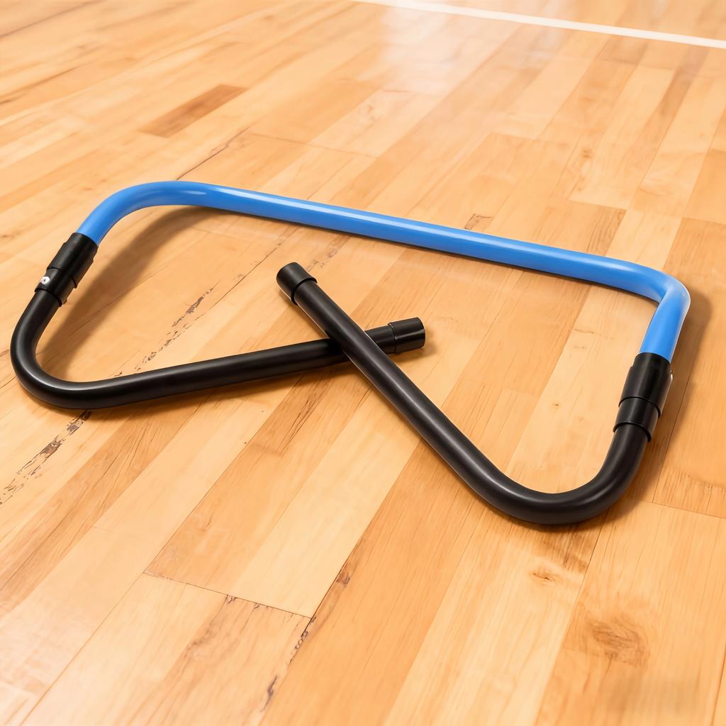 Portable Hurdles Foldable Football Training Agility Hurdle Physical Training Assistant Equipment Multifunction Mini Barrier Bar