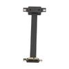Extension Cable PCIE 1X Dual Vertical 90 Degrees  Network Adapter Line with LED Indication 15cm