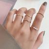 10 sztuk/zestaw moda Punk minimalistyczny Midi okrągły zestaw pierścionków skręcanych dla kobiet Bohemia Vintage Metal Knuckle Finger Rings Biżuteria