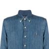 Polo Ralph Lauren Button Logo Denim Long Sleeve Shirt Men shirts Blue 710548539-001