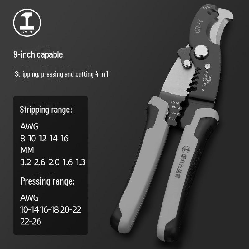 Green Forest Multi-Function Electrician's Wire Stripping and Cutting Pliers