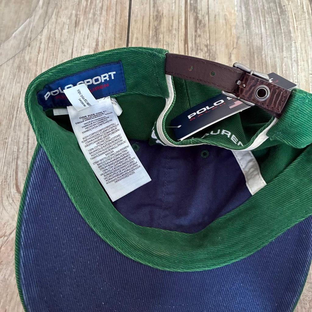 Used POLO SPORT RALPH LAUREN Polo Sports Cap Green Ralph Lauren Polo Sports