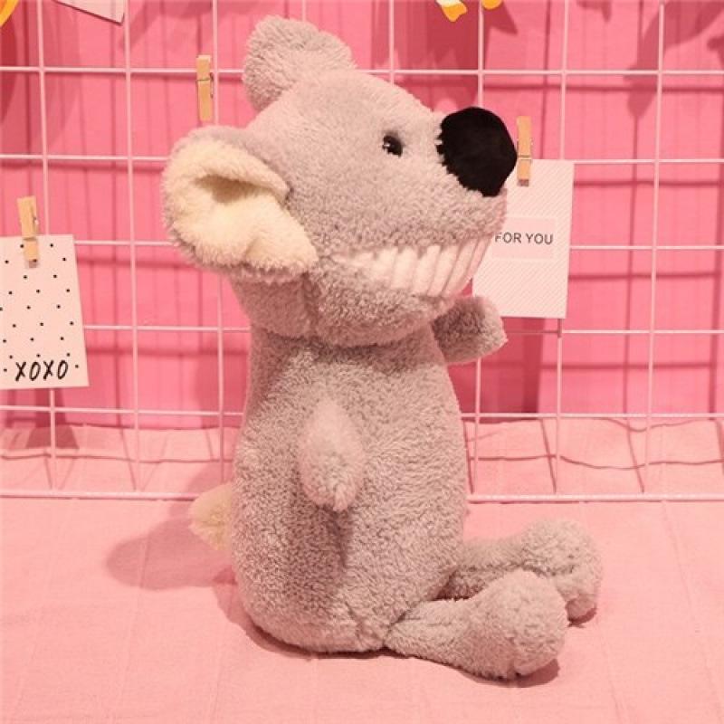 The same smiling big tooth doll, creative plush toy with hand gift, grab machine doll, throw cloth doll