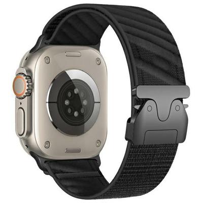 Beline Pasek Apple Watch Oblique         Parachute Buckle 38/40/41mm Czarny/black