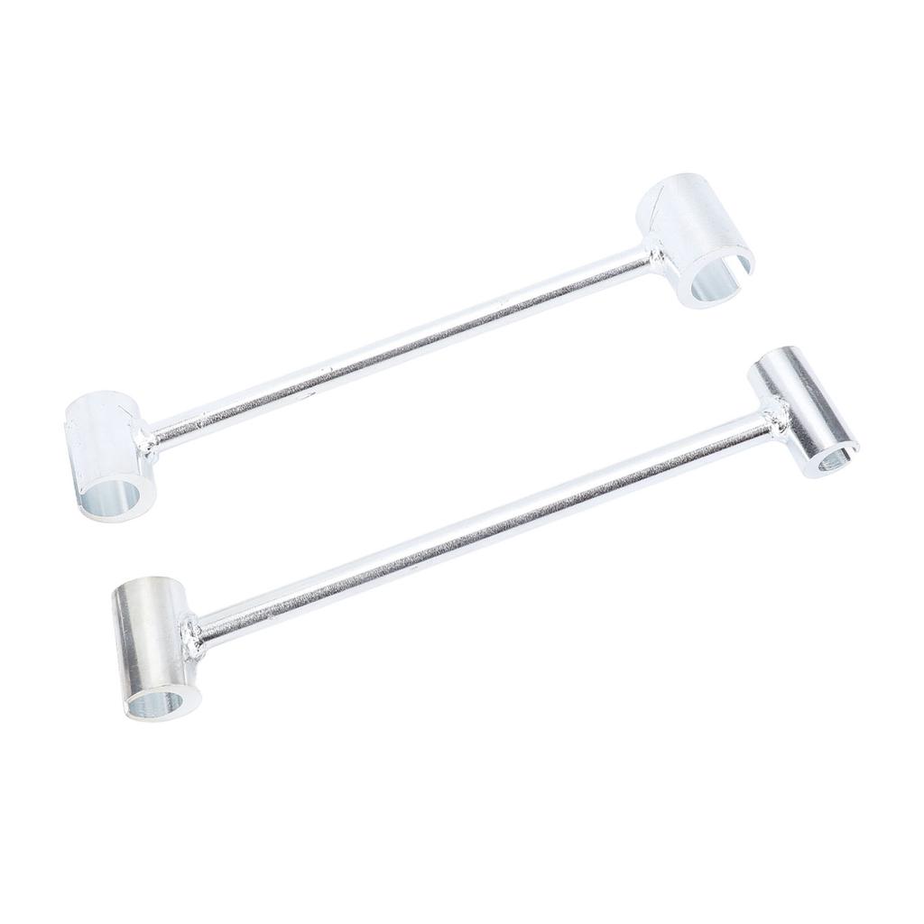 2 Peças Chave de Ajuste de Folga de Dobradiça Ajuste de Porta Aço Carbono Soldado Cabeça Dupla Ajustável