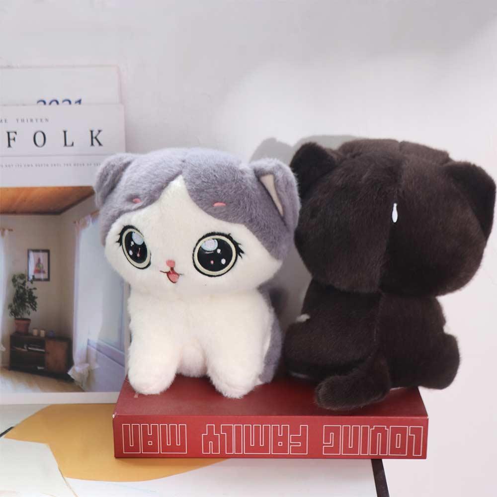 Stuffed Animal Cat Plush Toys Big Eyed Cute Kitten Doll 2Sizes Cat Stuffed Doll Kids Toy