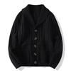 Herren Verdickte Strickjacke Herren Langarm Strickjacke Jacke Plus Locker Gestrickter Pullover